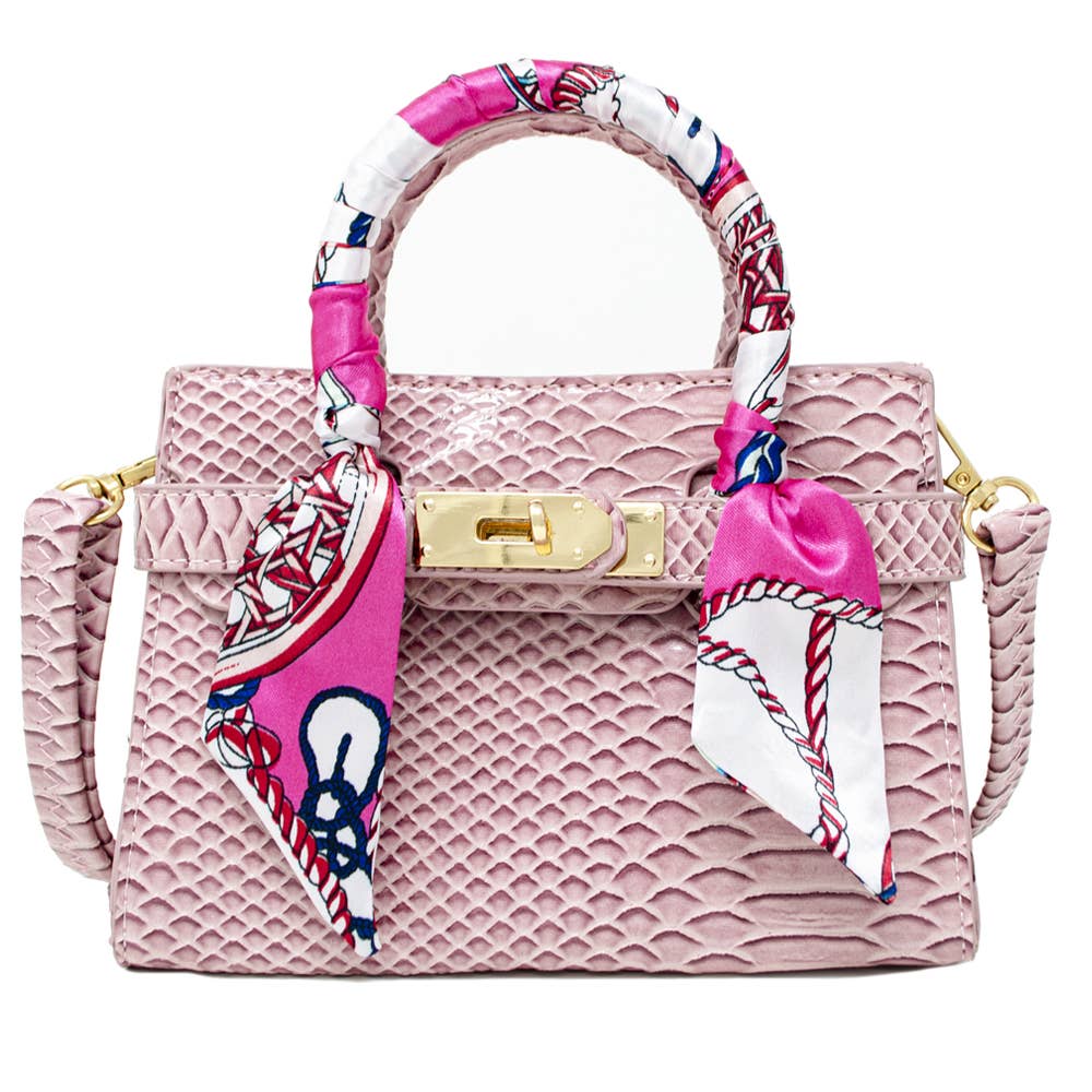 Crocodile Scarf Handbag - Something Splendid Co.
