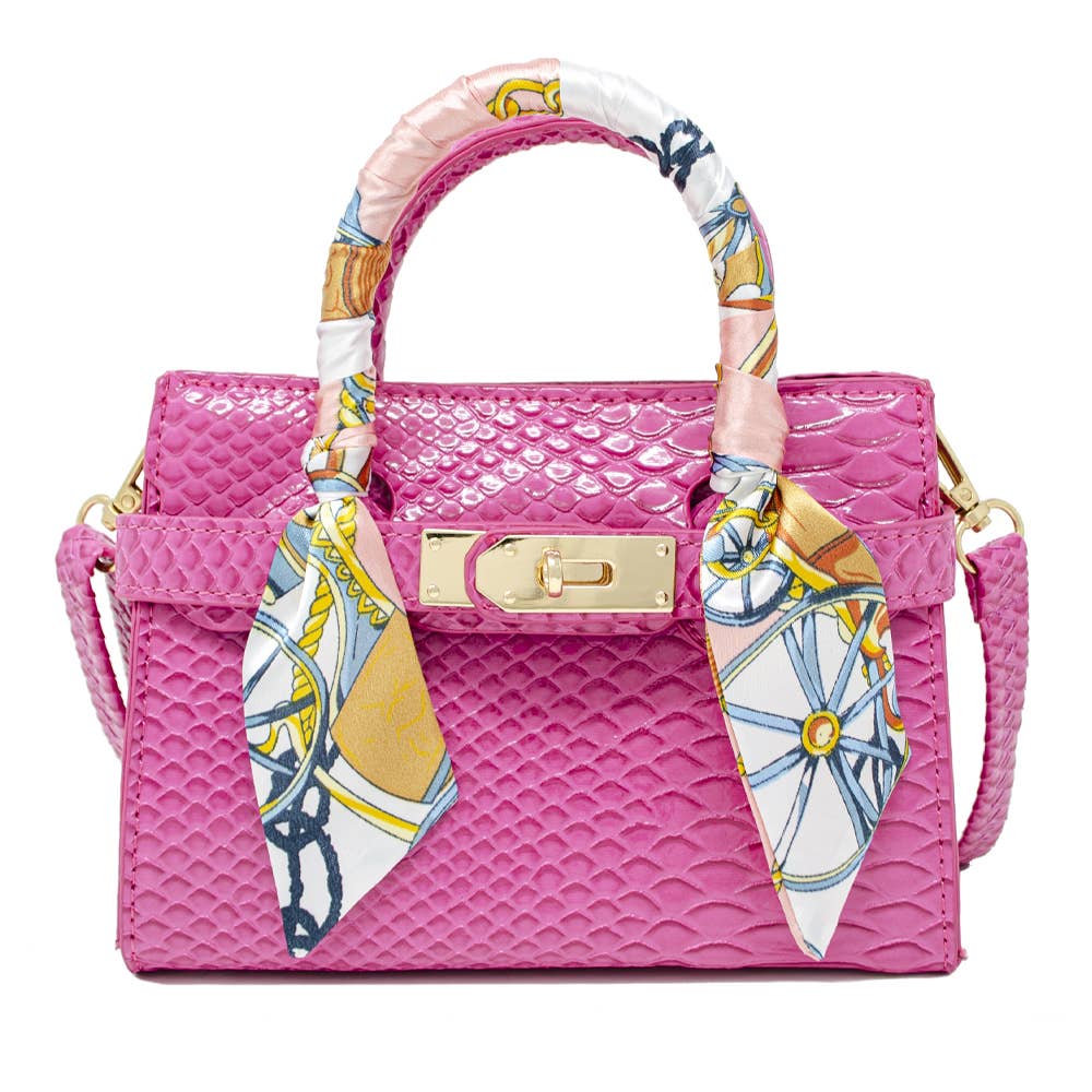 Crocodile Scarf Handbag - Something Splendid Co.