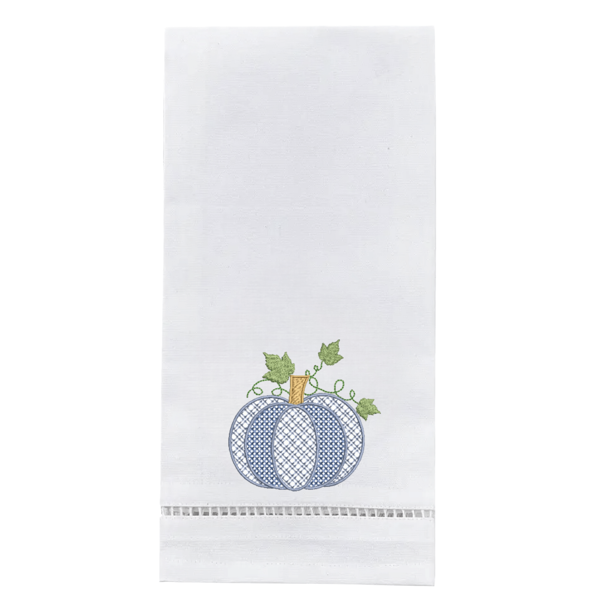 Cross Stitch Pumpkin Dish Towel