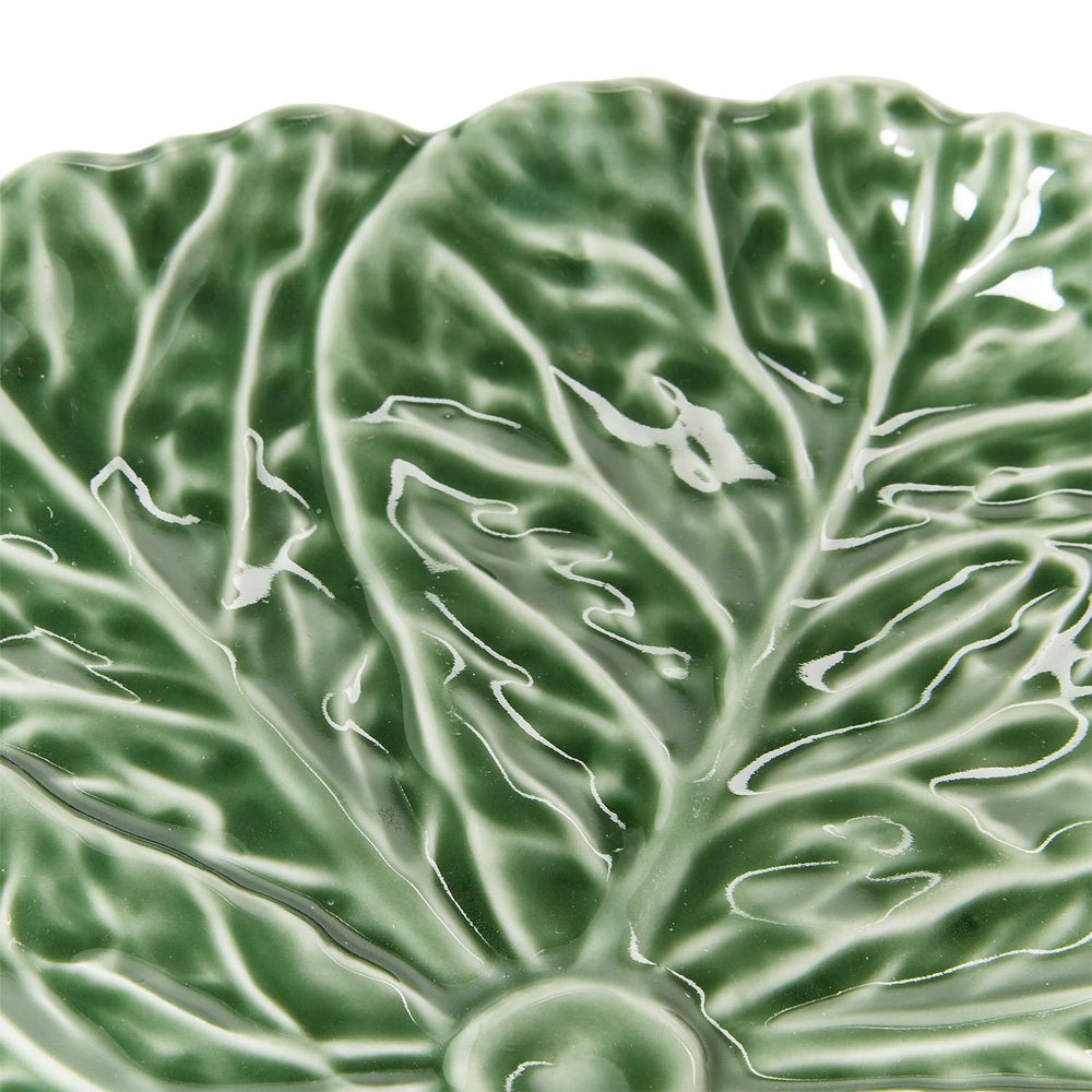 Cruciferous Leaf Textured Plate - Something Splendid Co.