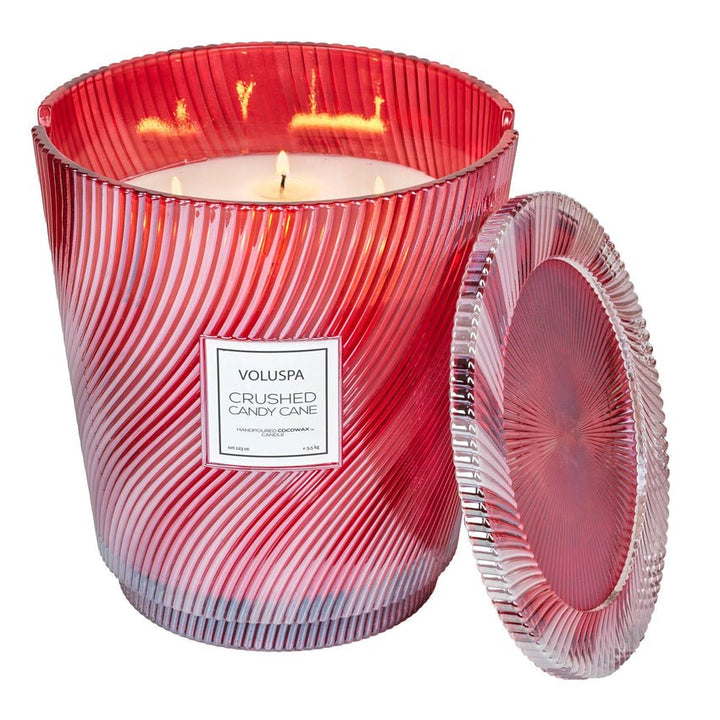 Crushed Candy Cane 5 Wick Candle - Something Splendid Co.