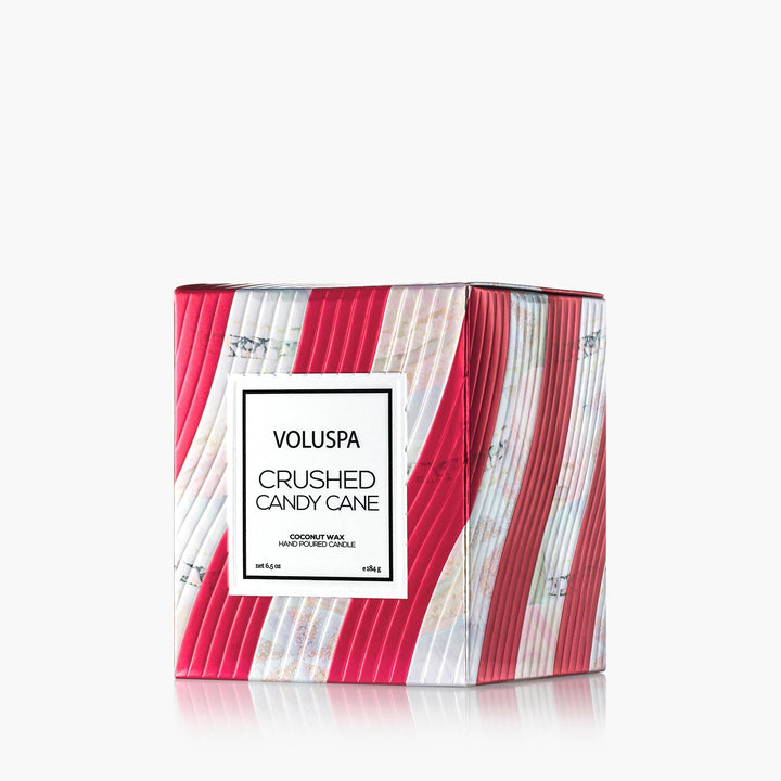 Crushed Candy Cane Classic Candle - Something Splendid Co.