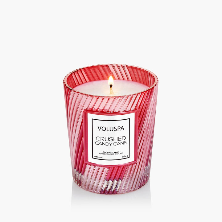 Crushed Candy Cane Classic Candle - Something Splendid Co.