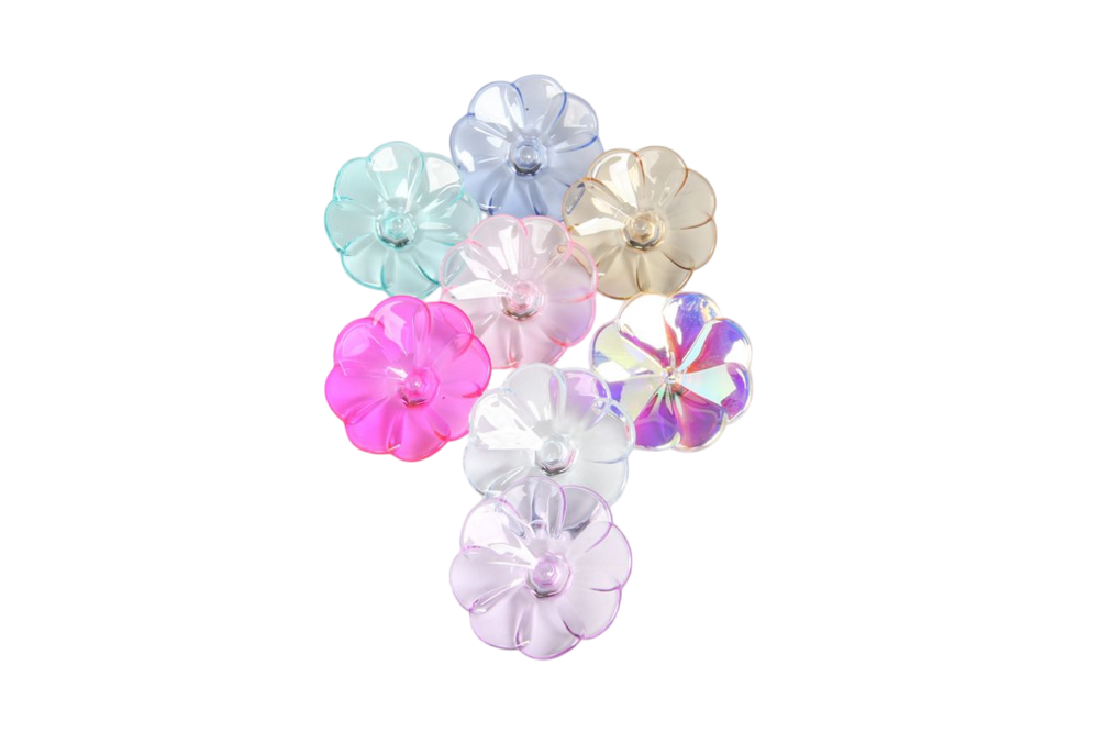 Crystal Flower Tabletop Figurine - Purple - Something Splendid Co.