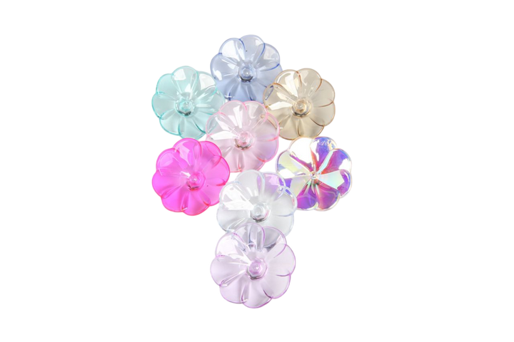 Crystal Flower Tabletop Figurine - Purple - Something Splendid Co.