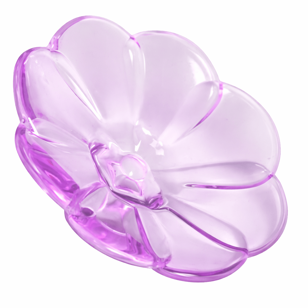 Crystal Flower Tabletop Figurine - Purple - Something Splendid Co.
