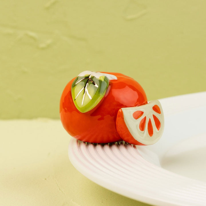 Cutie Pie (Clementine) Mini by Nora Fleming — hand-painted ceramic bright little clementine