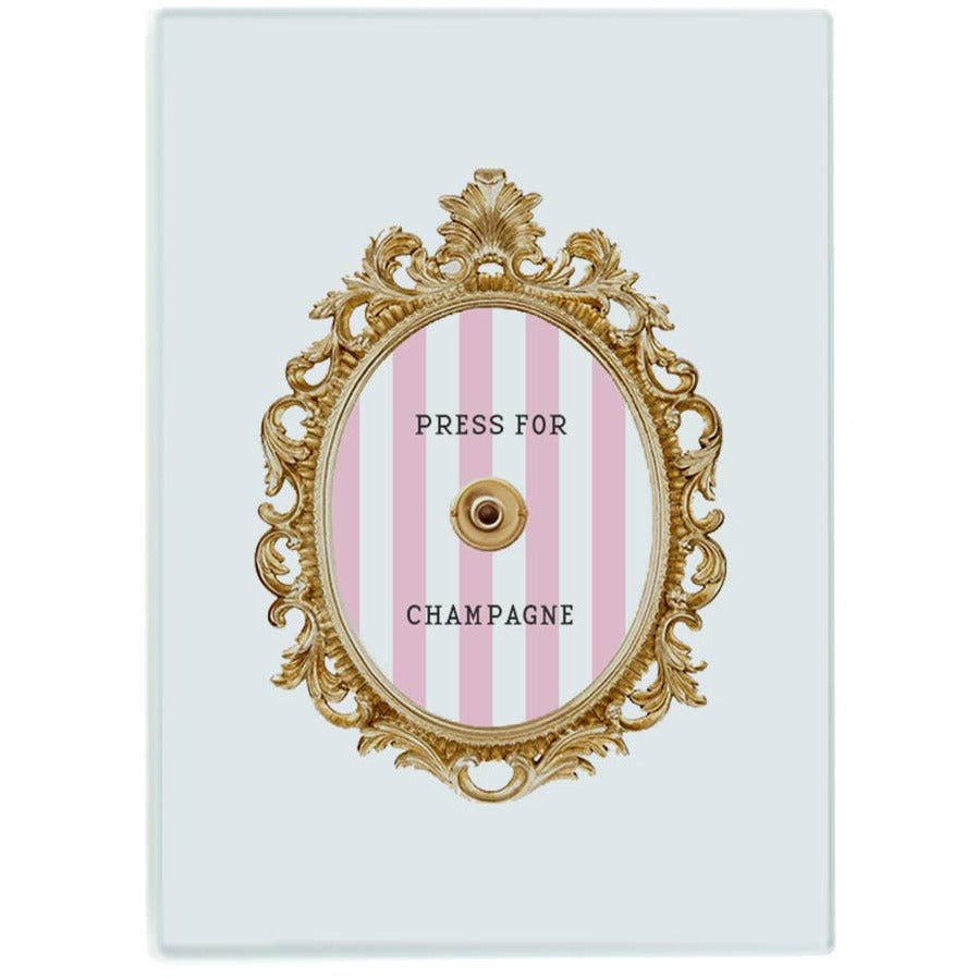 Cutting Board - Press for Champagne (Stripe)