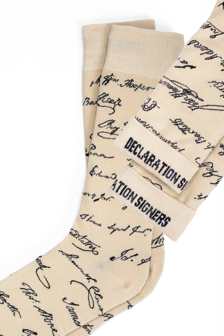 Declaration Signers Crew Sock  by Alynn Parchment