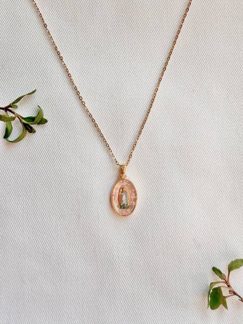 Dainty Our Lady Undoer of Knots Necklace - Something Splendid Co.