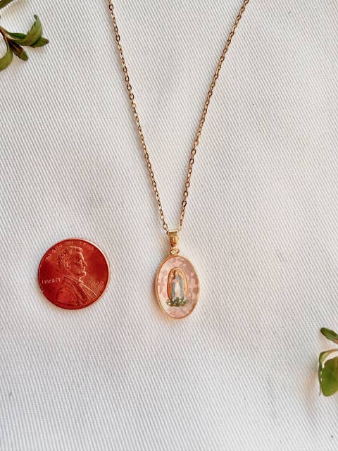 Dainty Our Lady Undoer of Knots Necklace - Something Splendid Co.