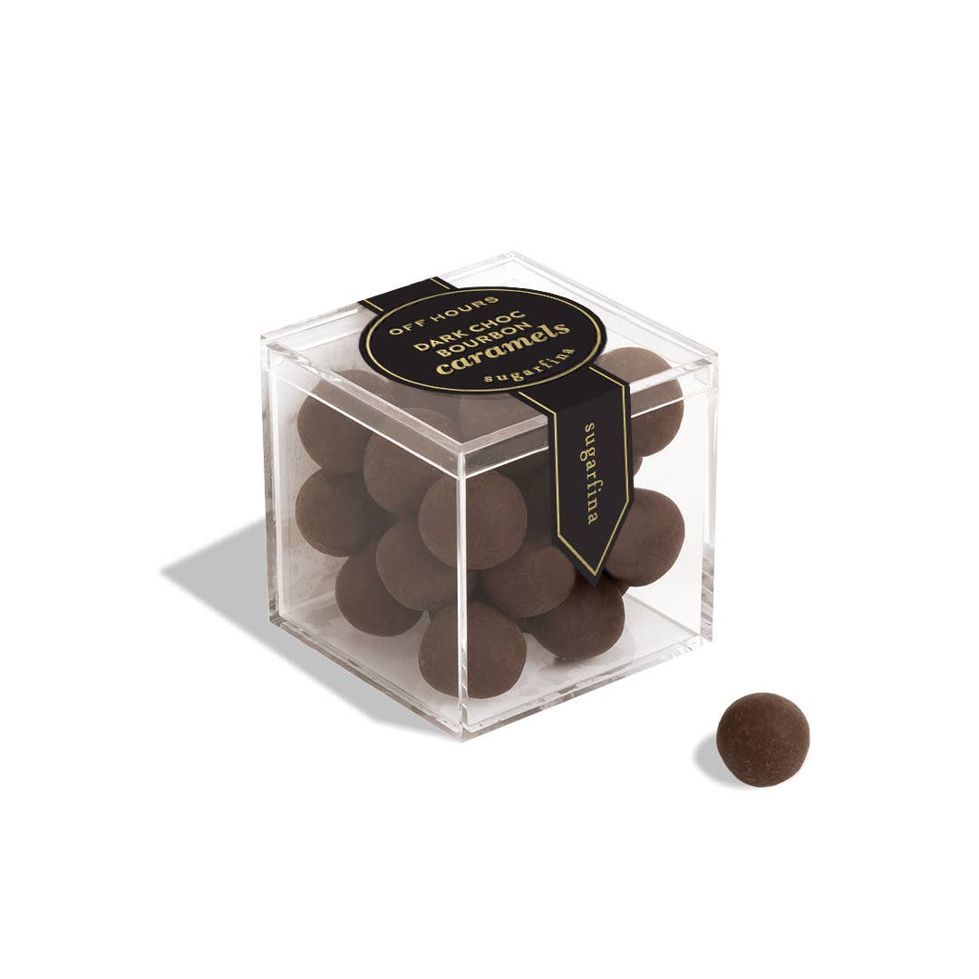 Dark Chocolate Bourbon Caramels - Small Off Hours - Something Splendid Co.