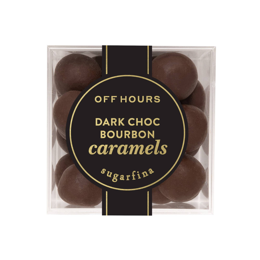 Dark Chocolate Bourbon Caramels - Small Off Hours - Something Splendid Co.