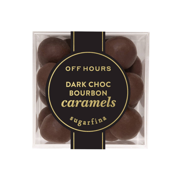Dark Chocolate Bourbon Caramels - Small Off Hours - Something Splendid Co.
