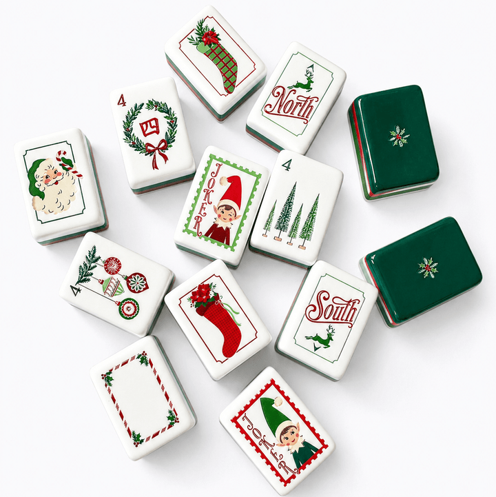 Dear Santa Mahjong Tile Set - Something Splendid Co.