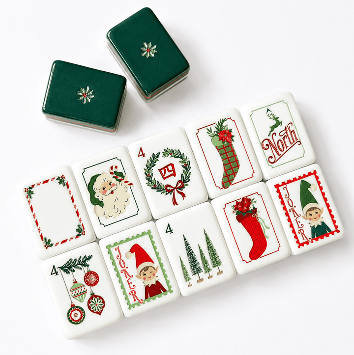 Dear Santa Mahjong Tile Set - Something Splendid Co.