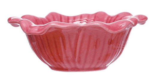 Debossed Stoneware Flower Bowl - 4 Colors - Something Splendid Co.