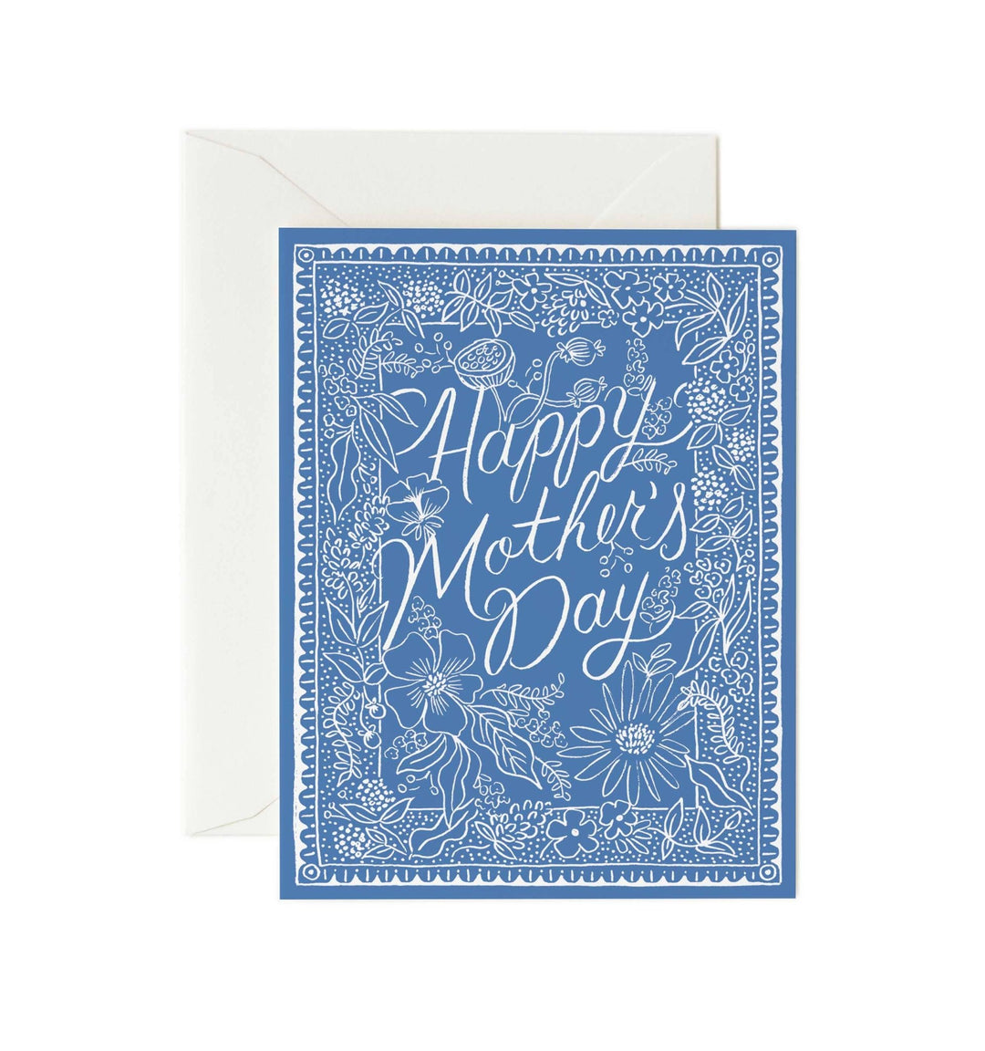 Delft Mother's Day Card - Something Splendid Co.