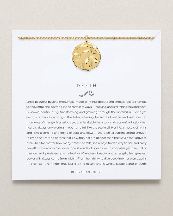 Depth Pendant Necklace - Something Splendid Co.
