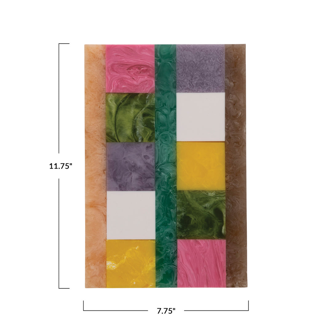 Marbled Resin Cheese & Serving Board