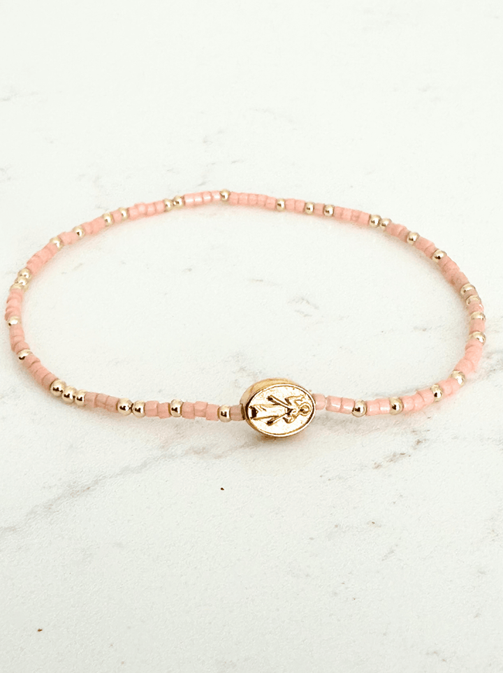 Divine Mercy Bracelets: Divine Gold - 3mm / Adult Classic (6.7") - Something Splendid Co.