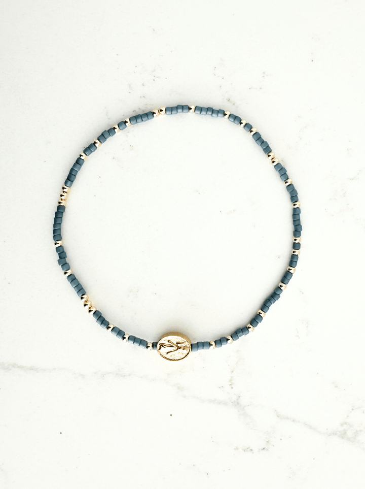 Divine Mercy Bracelets: Divine Gold - 3mm / Adult Classic (6.7") - Something Splendid Co.