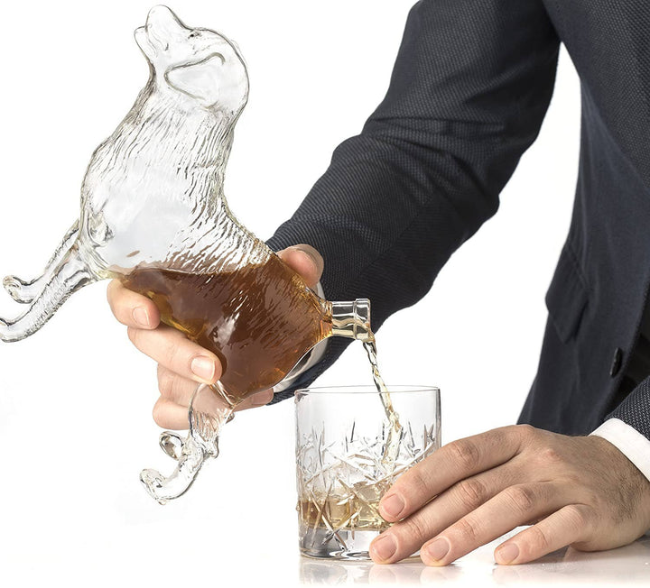 Dog Shaped Liquor Whiskey Decanter - Something Splendid Co.