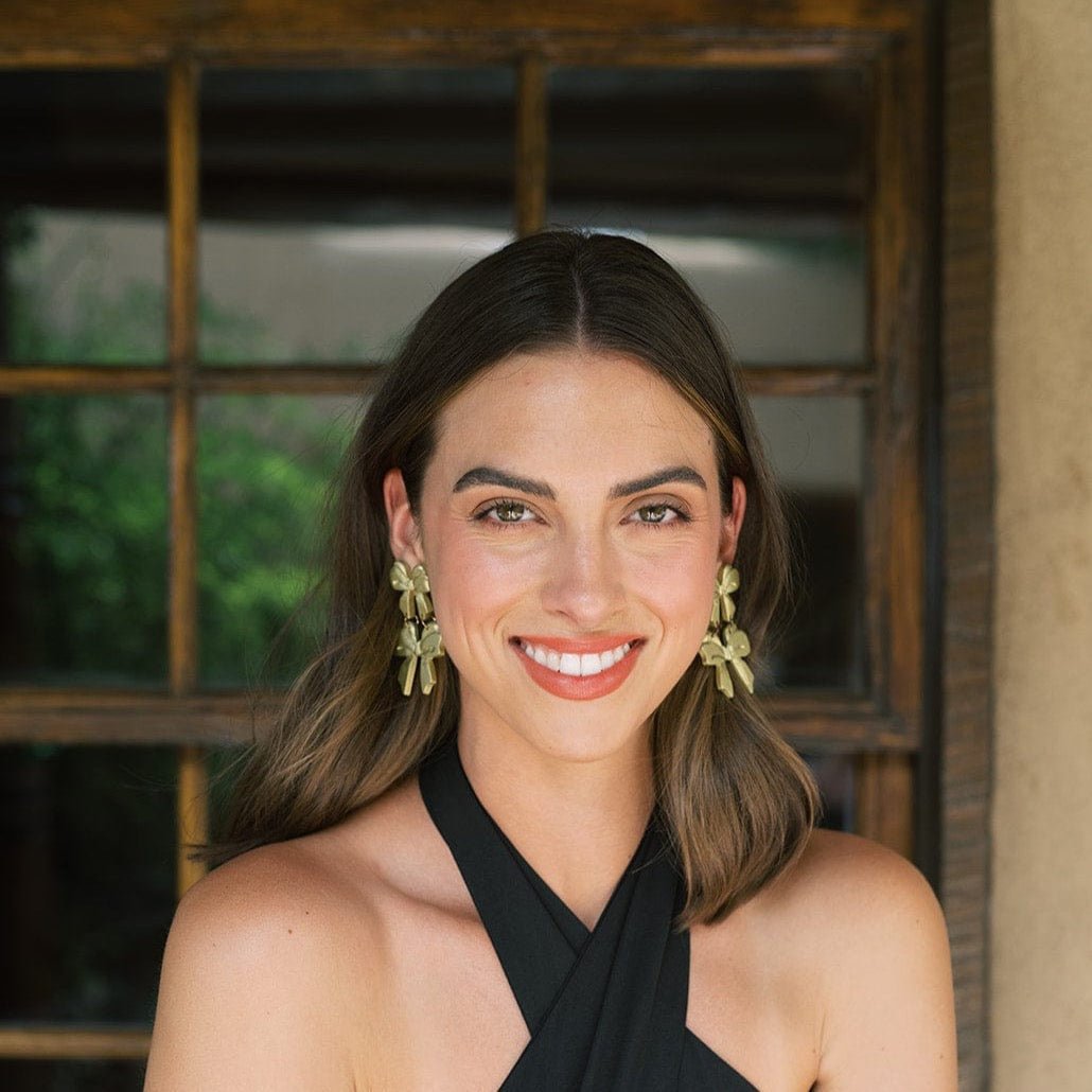 Double Bow Earrings - Something Splendid Co.