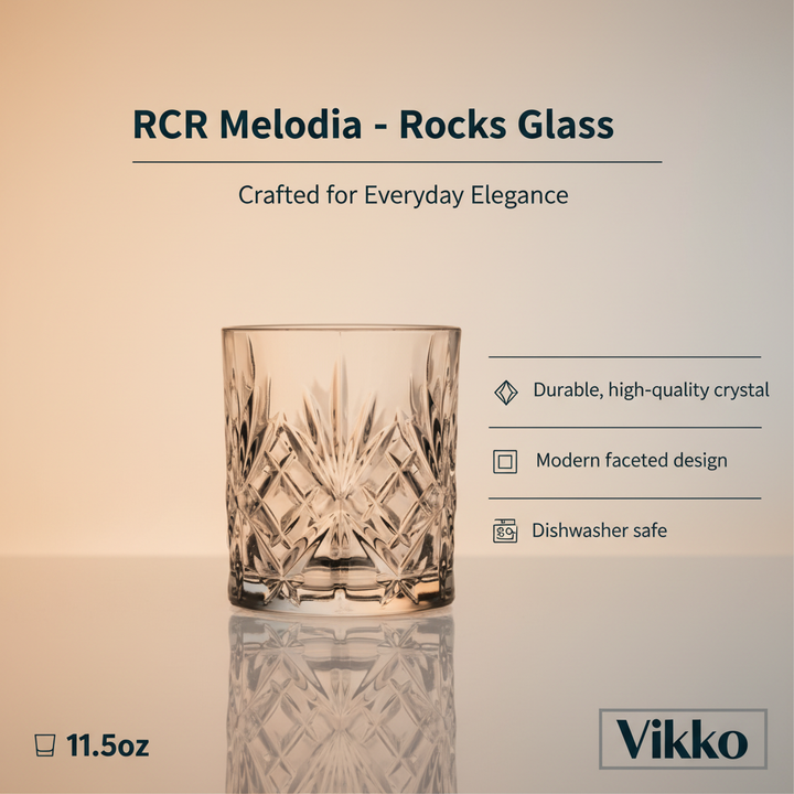RCR - Melodia, Rocks Glass, 11.5 oz