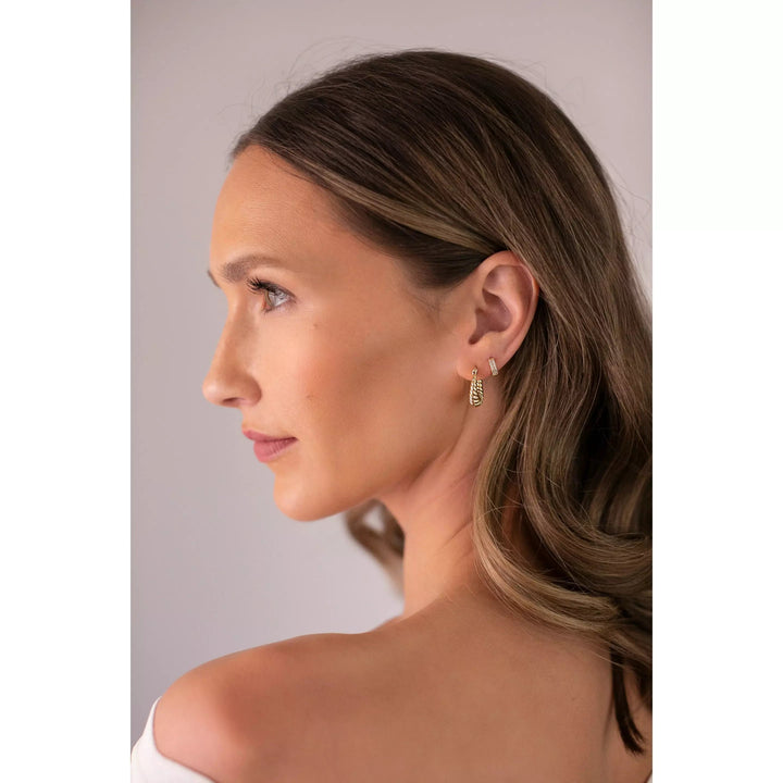 Electric Picks | Croissant Earring Silver - Something Splendid Co.