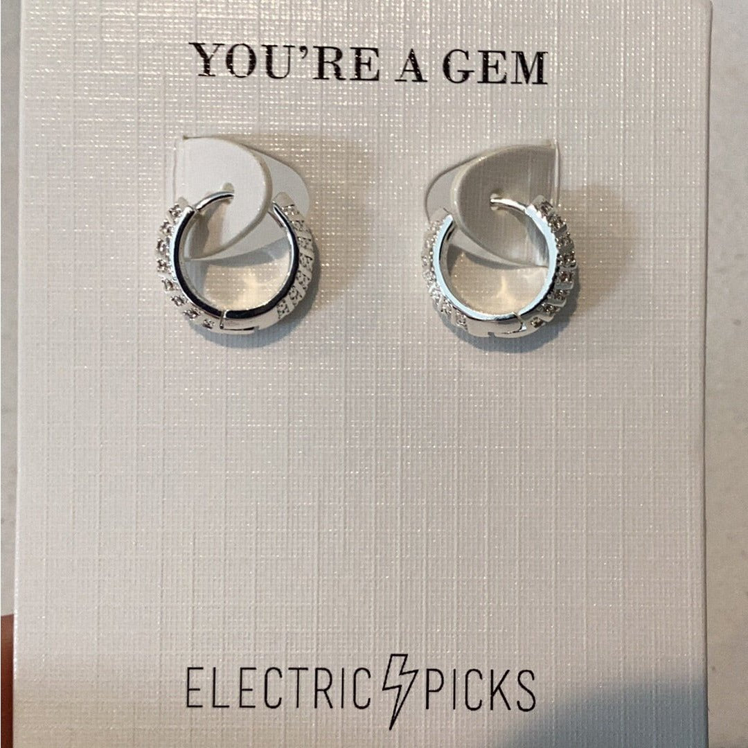 Electric Picks | Kya Earrings Silver - Something Splendid Co.