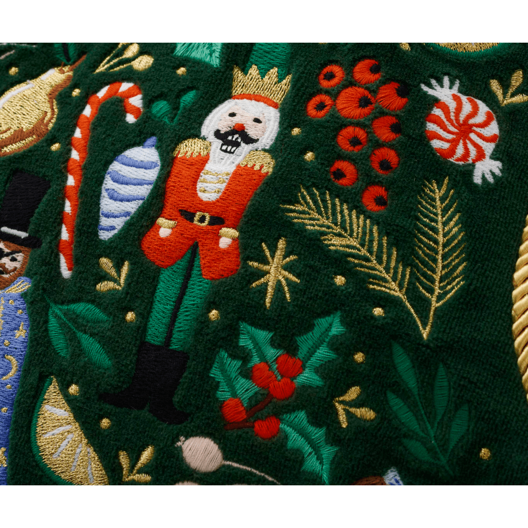 Embroidered Nutcracker Stocking - Something Splendid Co.