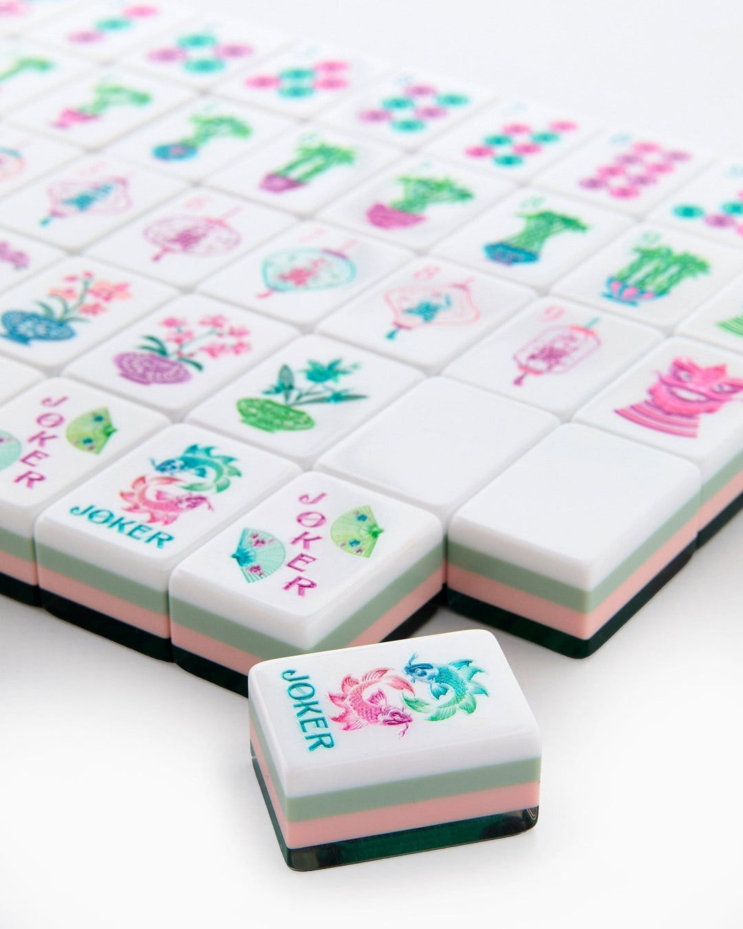 Emerald Mahjong Tiles - Something Splendid Co.