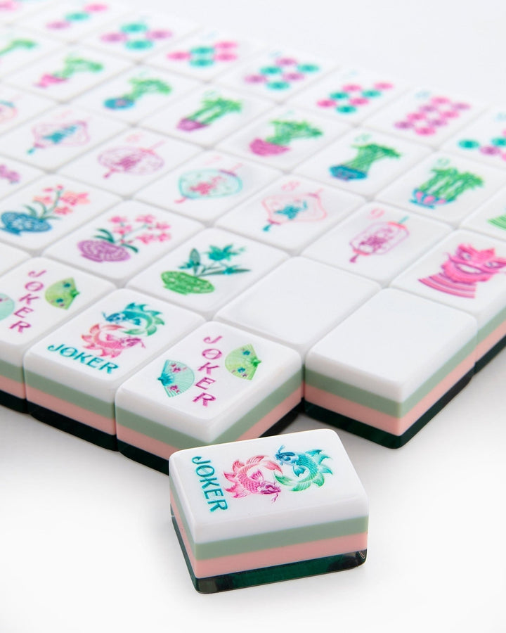 Emerald Mahjong Tiles - Something Splendid Co.