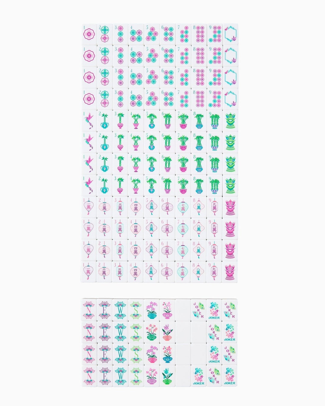 Emerald Mahjong Tiles - Something Splendid Co.