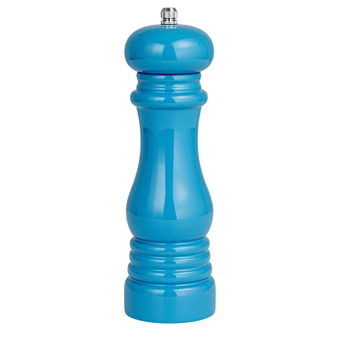 Enameled Rubberwood Salt/Pepper Mill - Blue - Something Splendid Co.