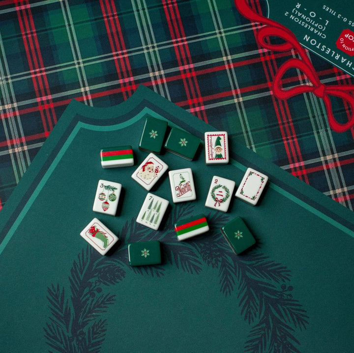 Evergreen & Tartan Mahjong Mat - Something Splendid Co.