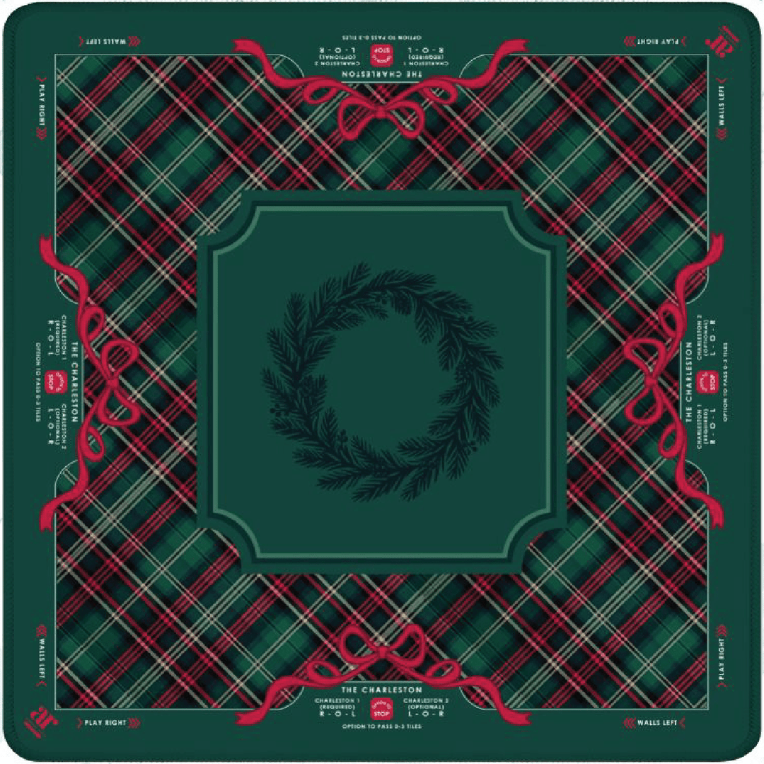 Evergreen & Tartan Mahjong Mat - Something Splendid Co.