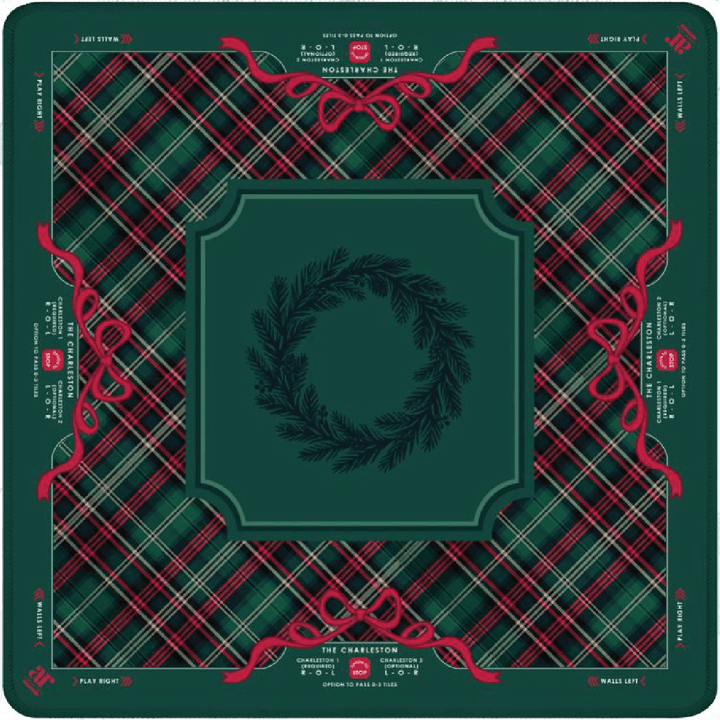 Evergreen & Tartan Mahjong Mat - Something Splendid Co.