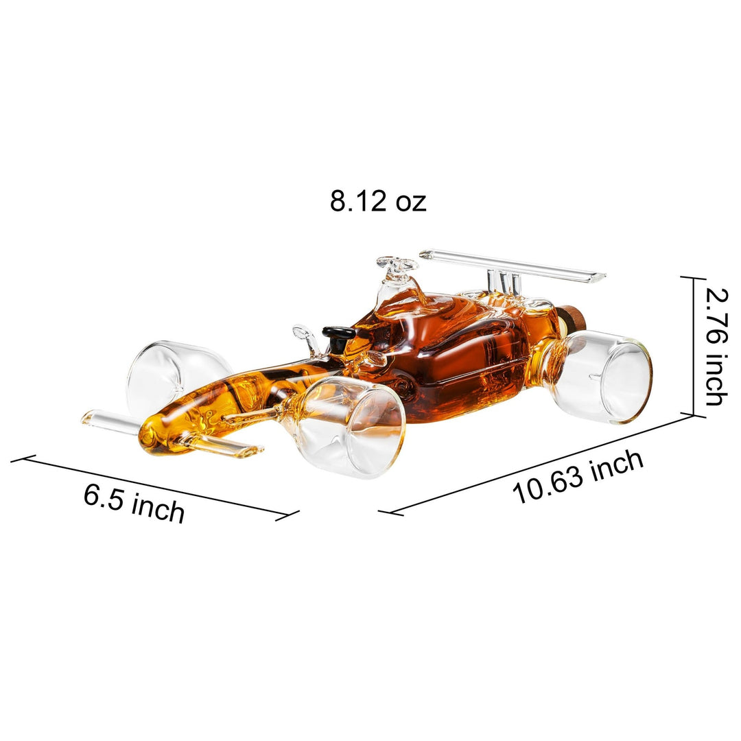 F1 Racecar Car Lover Whiskey Decanter - Something Splendid Co.