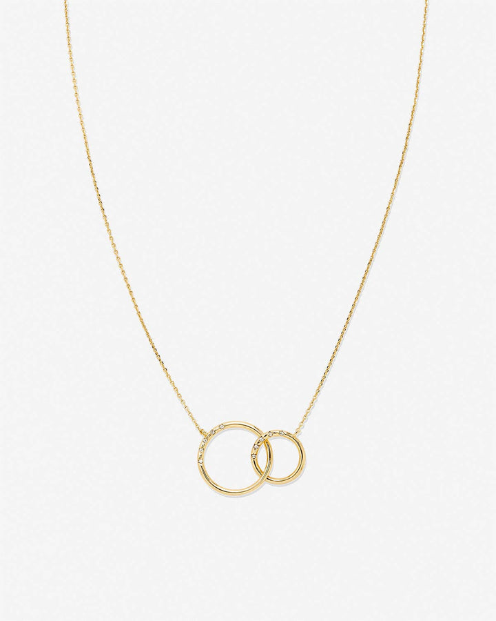 Family Interlocking Circles Necklace - Something Splendid Co.