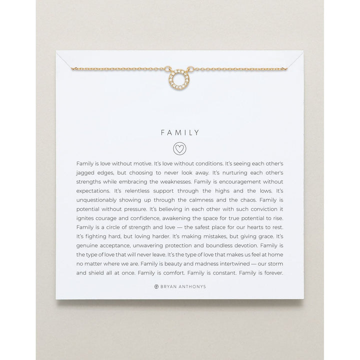 Family Necklace - 14k Gold - Something Splendid Co.