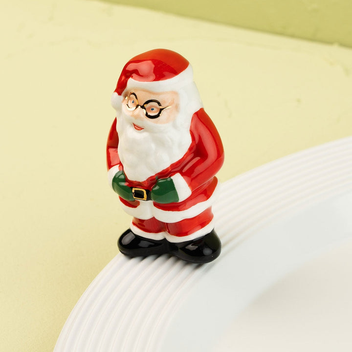 Father Christmas Mini by Nora Fleming — hand-painted ceramic classic Father Christmas (alternate view)