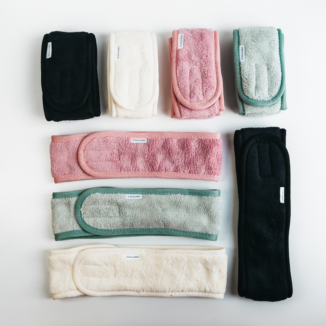 Coral Fleece Spa Headband - Cream