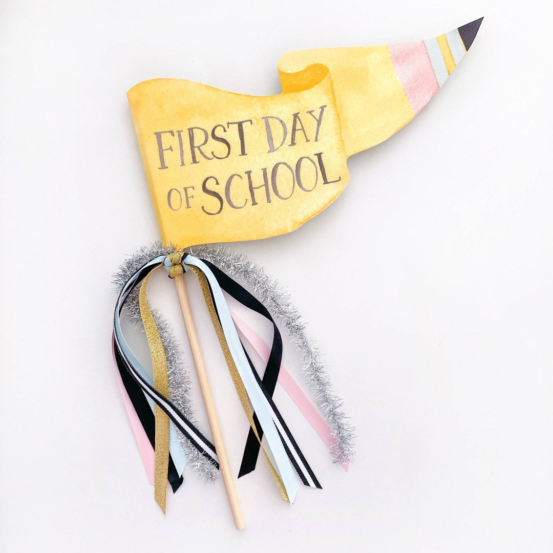 First Day of School Party Pennant - Something Splendid Co.