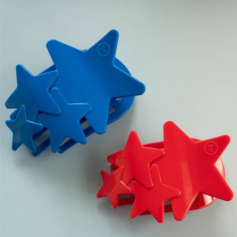 Flat Hair Clip | Tiny | Blue Shooting Star - Something Splendid Co.