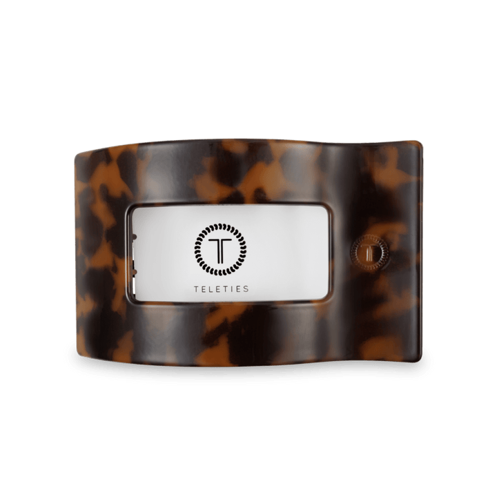 Flat Rectangle Hair Clip | Medium | Tortoise - Something Splendid Co.