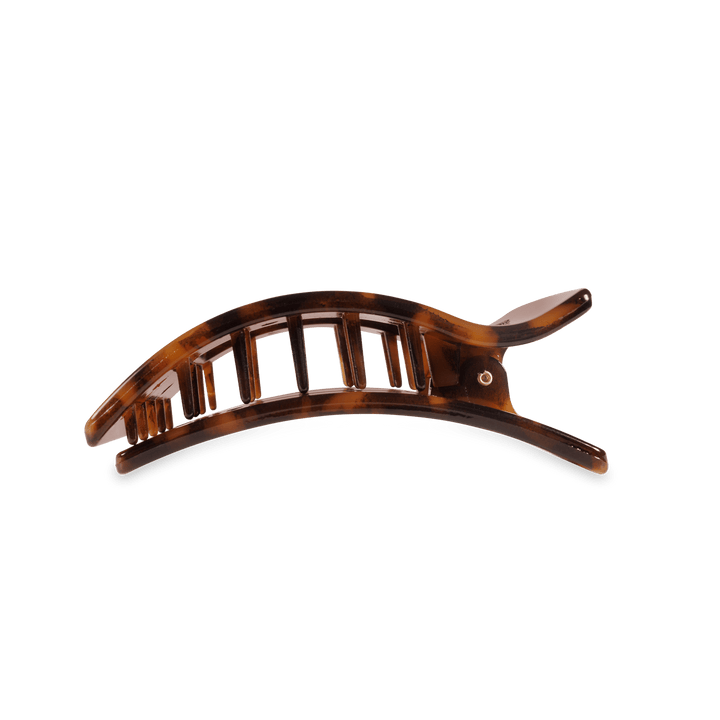 Flat Rectangle Hair Clip | Medium | Tortoise - Something Splendid Co.