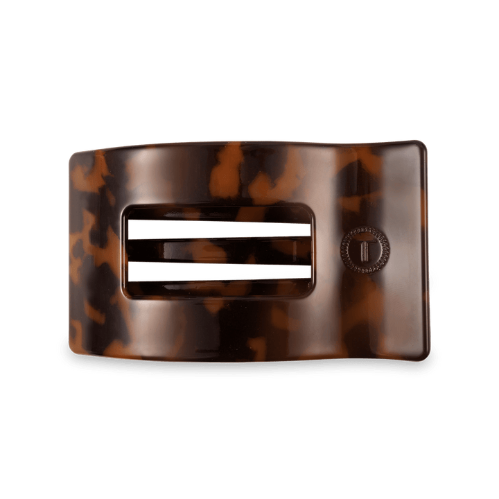 Flat Rectangle Hair Clip | Medium | Tortoise - Something Splendid Co.