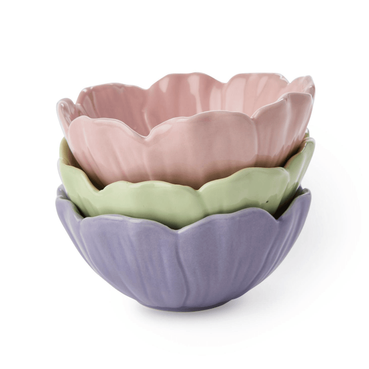 Flower Tidbit Bowls - 3 Colors - Something Splendid Co.